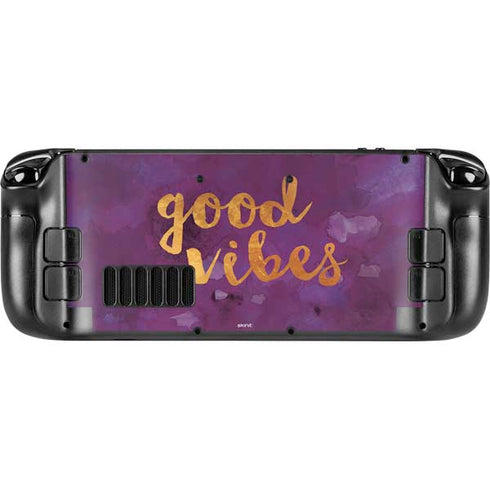 Good Vibes Steam Deck Handheld Gaming Computer Skin